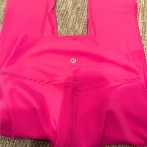 Sonic pink lululemon align leggings